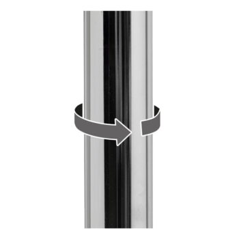 Biele barové stoličky s nastaviteľnou výškou z imitácie kože v súprave 2 ks (výška sedadla 63 cm) – Casa Selección – Obrázok 8