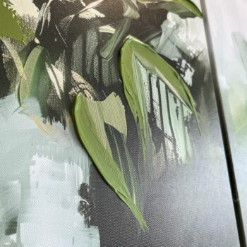 Obrazy s ručne maľovanými prvkami v súprave 2 ks 50x70 cm Myrtle – Styler – Obrázok 7