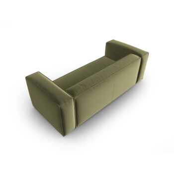 Zelená zamatová pohovka 200 cm Mackay – Cosmopolitan Design - Image 3