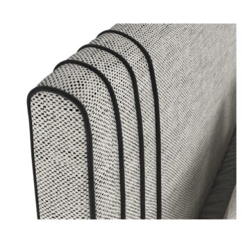 Svetlosivá čalúnená dvojlôžková posteľ s úložným priestorom 140x200 cm Musca – Maison de Rêve – Obrázok 3