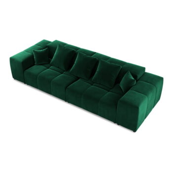 Zelená zamatová pohovka 320 cm Rome Velvet - Cosmopolitan Design - Image 3