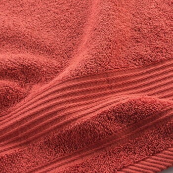Froté bavlnený uterák v tehlovej farbe 50x90 cm Tendresse – douceur d'intérieur - Image 3
