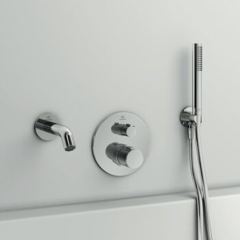 Kovová sprchová hlavica v lesklo striebornej farbe IdealRain – Ideal Standard – Obrázok 4