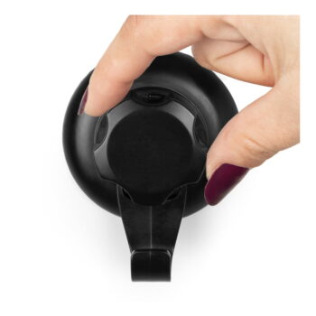 Súprava 4 čiernych samodržiacich nástenných háčikov Compactor Bestlock Black Small Hooks, ⌀ 5,4 cm - Image 6