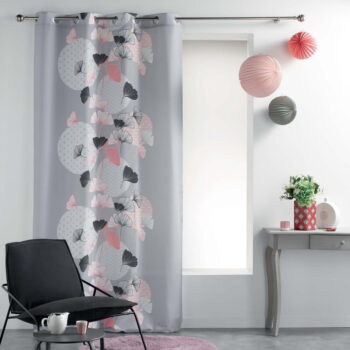 Sivý záves 140x260 cm Eden – douceur d'intérieur - Image 3