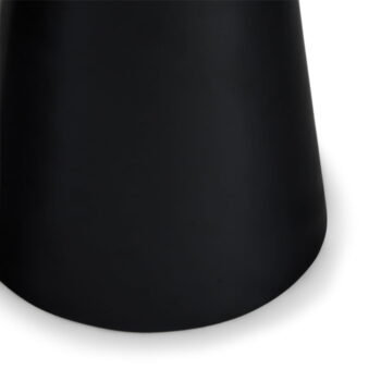 Konferenčný stolík v tmavosivej a čiernej farbe s doskou v dekore mramoru ø 45 cm Tango – Furnhouse - Image 4