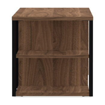 Čierny TV stolík v dekore orecha 190x45 cm Albi - TemaHome – Obrázok 6