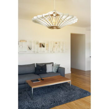Biele závesné svietidlo ø 47 cm – Opviq lights - Image 3