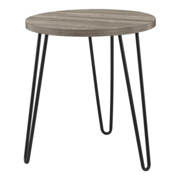 Hnedosivý odkladací stolík Støraa Owen, ø 50 cm - Image 2