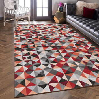 Červeno-sivý prateľný behúň 80x200 cm Ignite – Mila Home - Image 9