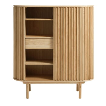 Skrinka v dekore duba v prírodnej farbe 110x125 cm Carno – Unique Furniture – Obrázok 7