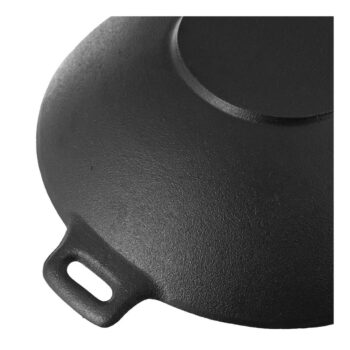 Wok liatinová panvica ø 30 cm Litina – Orion – Obrázok 4