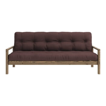 Tmavohnedá rozkladacia pohovka 205 cm Knob – Karup Design