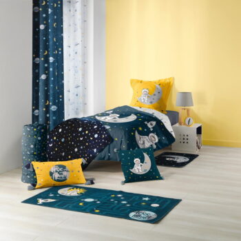 Bavlnené detské obliečky na jednolôžko 140x200 cm Petit Astronaute – douceur d'intérieur – Obrázok 2