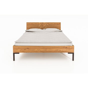Dvojlôžková posteľ z dubového dreva 180x200 cm Abies 2 - The Beds – Obrázok 3