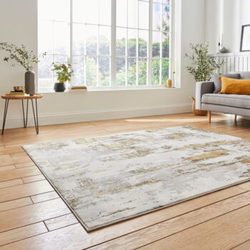 Šedý/v zlatej farbe koberec 170x120 cm Apollo - Think Rugs - Image 4