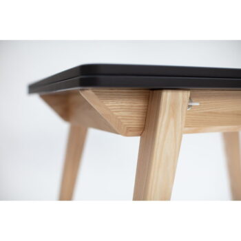 Rozkladací jedálenský stôl s čiernou doskou 65x90 cm Envelope - Ragaba – Obrázok 3