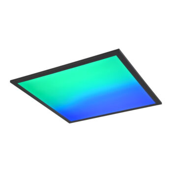 Čierne LED stropné svietidlo 44.5x44.5 cm Beta – Trio - Image 5