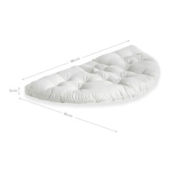Biele rozkladacie kreslo vhodné do exteriéru Karup Design Design OUT™ Nido White - Image 9