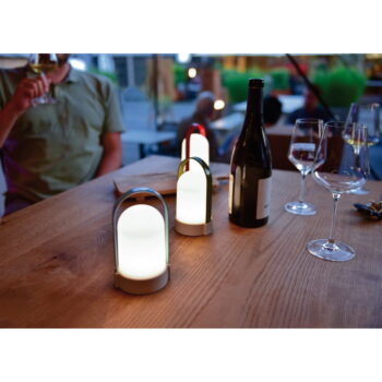 Biela LED stmievateľná stolová lampa (výška 15 cm) Uri – Remember - Image 7