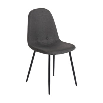 Súprava 2 tmavosivých jedálenských stoličiek Bonami Essentials Lissy