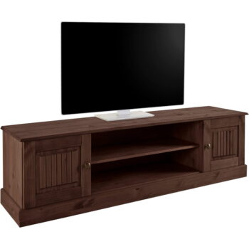 Hnedý TV stolík z borovicového dreva 45x40 cm Mille – Støraa - Image 2