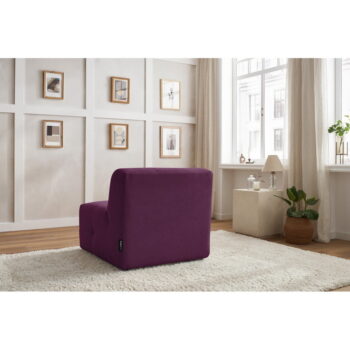 Tmavofialový modul pohovky Kleber - Bobochic Paris - Image 6