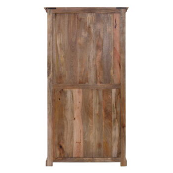 Hnedá šatníková skriňa z mangového dreva 190x45 cm Maneesh – Støraa - Image 4