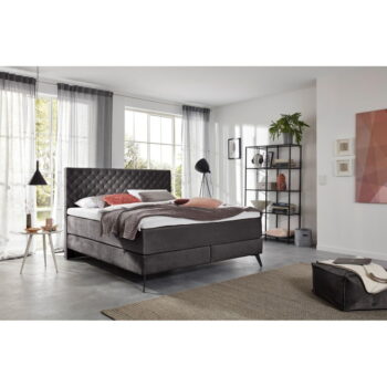 Antracitová boxspring posteľ 180x200 cm La Maison - Meise Möbel - Image 10