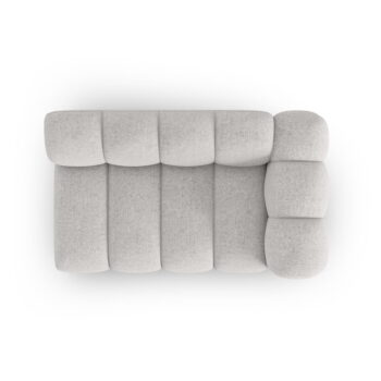 Svetlosivý modul pohovky (pravý roh) Lupine – Micadoni Home - Image 3