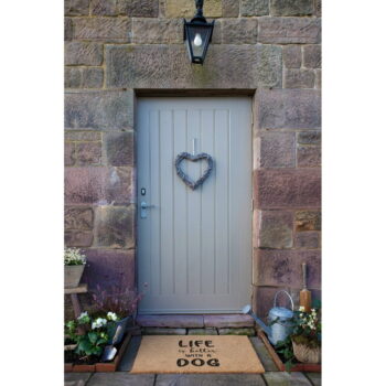 Rohožka z kokosového vlákna 40x60 cm Life Is Better With & Dog – Artsy Doormats - Image 10