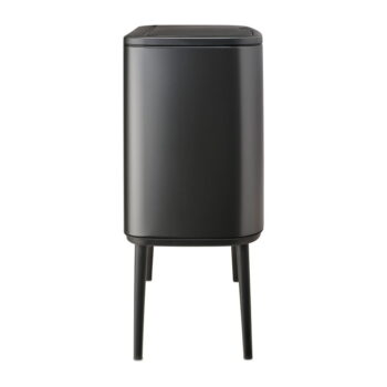 Tmavosivý dotykový oceľový odpadkový kôš na triedený odpad 34 l Bo Touch Bin – Brabantia - Image 2
