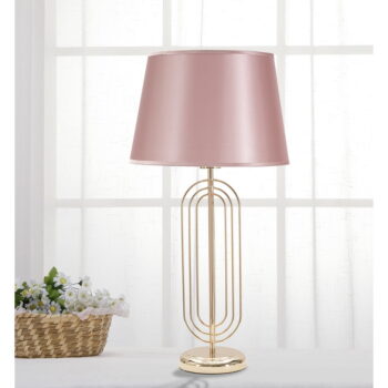 Ružová stolová lampa Mauro Ferretti Krista, výška 64 cm – Obrázok 2