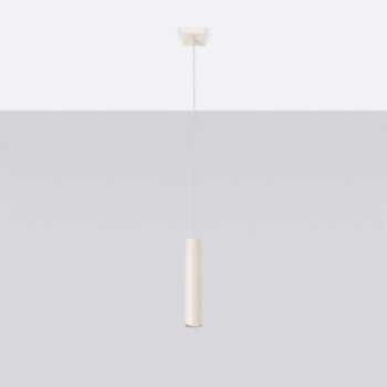 Krémové závesné svietidlo ø 8 cm Castro – Nice Lamps - Image 5