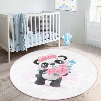 Biely detský koberec ø 100 cm Comfort – Mila Home - Image 3