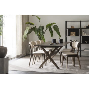 Jedálenský stôl s doskou v dubovom dekore 230x95 cm Calverton - Rowico - Image 11