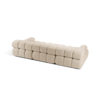 Béžová modulárna pohovka z textílie bouclé 282 cm Bellis – Micadoni Home - Image 4