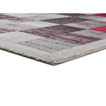 Červeno-sivý koberec 133x190 cm Sheki - Universal – Obrázok 3