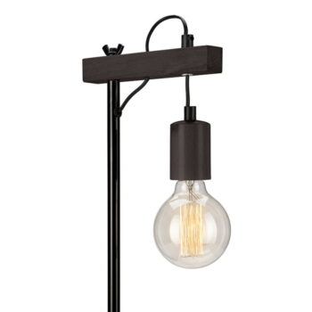 Čierna stolová lampa (výška  56 cm) Leon – LAMKUR - Image 5