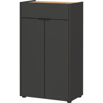 Antracitová vysoká kúpeľňová skrinka 60x98 cm Forano – Germania - Image 3