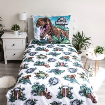 Detské bavlnené obliečky so svietiacim efektom Jerry Fabrics Jurský Svet, 140 x 200 cm – Obrázok 4