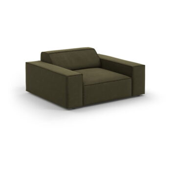 Zelené zamatové kreslo Jodie – Micadoni Home – Obrázok 3