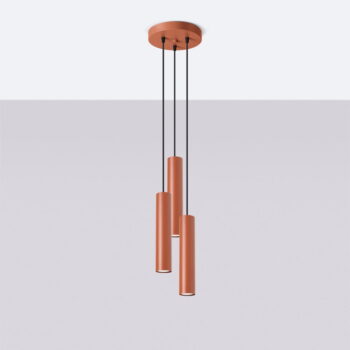 Závesné svietidlo v tehlovej farbe ø 19,5 cm Castro – Nice Lamps - Image 5