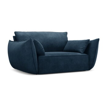 Tmavomodré kreslo Vanda - Mazzini Sofas - Image 2