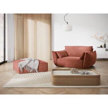 Červená podnožka Vanda - Mazzini Sofas – Obrázok 3