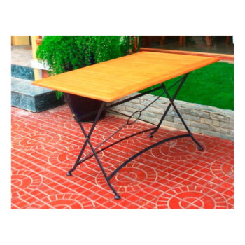 Záhradný jedálenský stôl 80x120 cm Vienna – Garden Pleasure – Obrázok 2