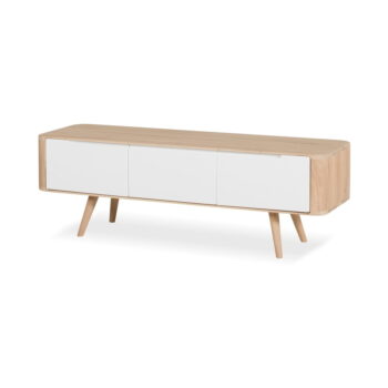 Televízny stolík z dubového dreva Gazzda Ena, 135 × 42 × 45 cm - Image 2