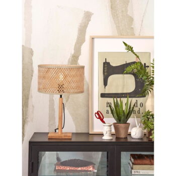 Stolová lampa bambusovým tienidlom v prírodnej farbe (výška 38 cm) Java – Good&Mojo - Image 2