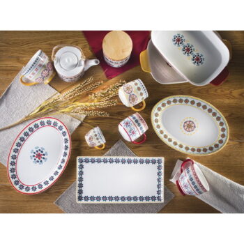 Porcelánový servírovací tanier Villa Altachiara Gardeny, 29,5 x 21 cm - Image 2