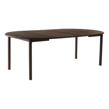 Hnedý okrúhly rozkladací jedálenský stôl z dubového dreva ø 120 cm Noor – Hammel Furniture – Obrázok 3